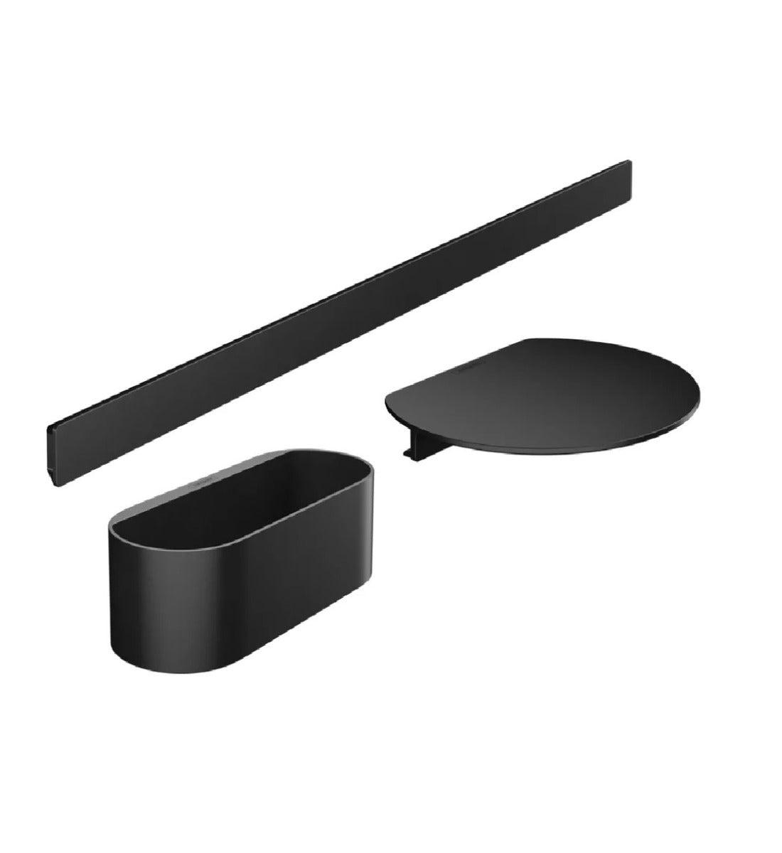 Set accesorii baie Hansgrohe AddStoris, negru mat - 27966670