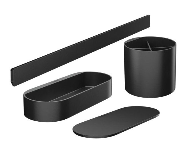 Pachet accesorii Hansgrohe AddStoris, negru mat - 27968670