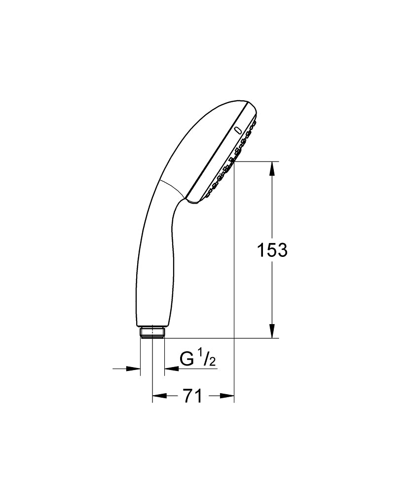 Para dus Grohe New Tempesta 100 cu 3 tipuri de jet-28419003