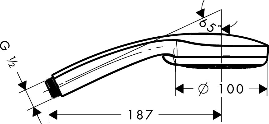 Para dus Hansgrohe Croma 100 4 tipuri jet-28535000