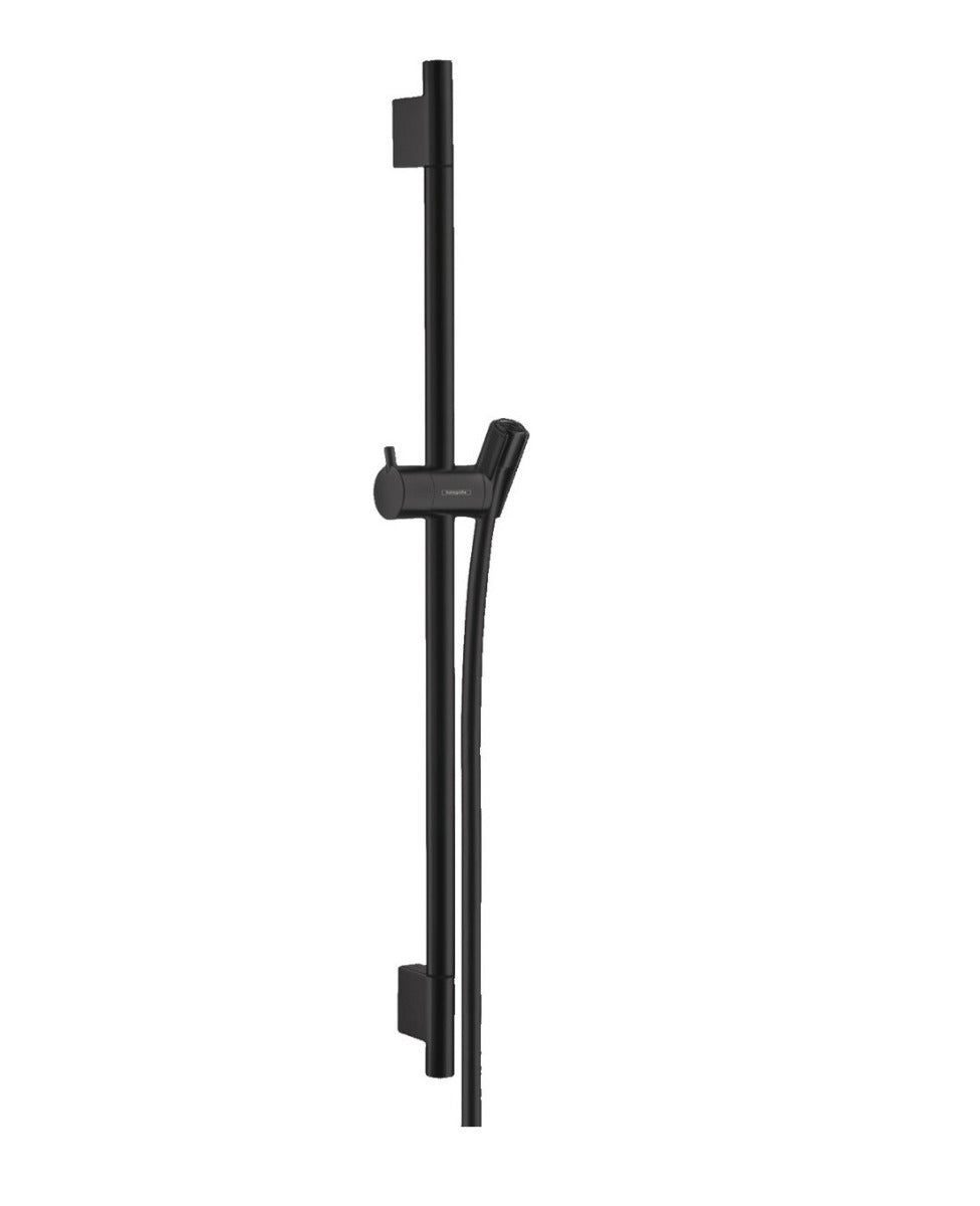 Bara dus Hansgrohe Unica S Puro 65 cm, furtun 160 cm, negru mat - 28632670
