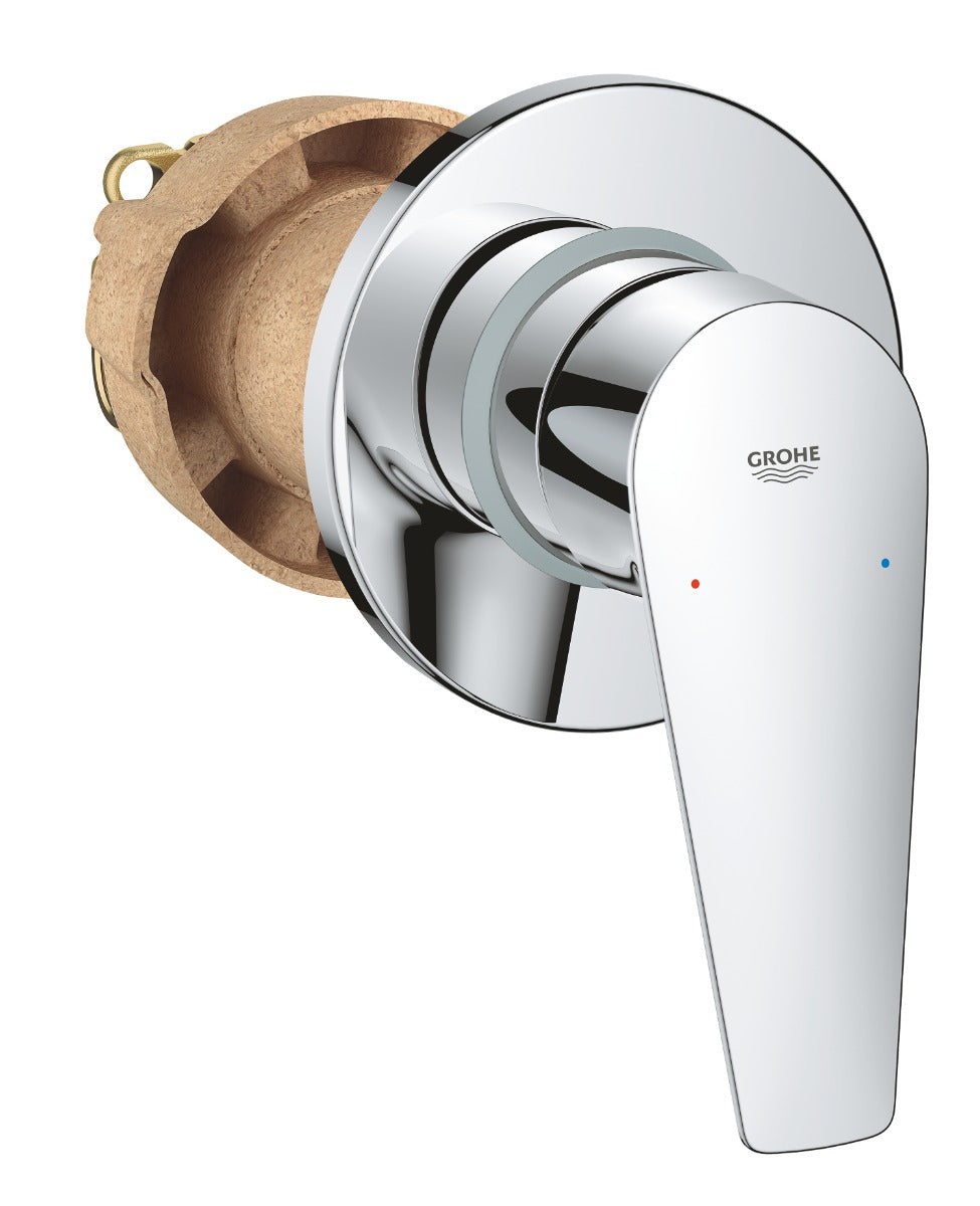 Baterie dus incastrata Grohe BauEdge New,1/2'',  monocomanda, crom - 29040001