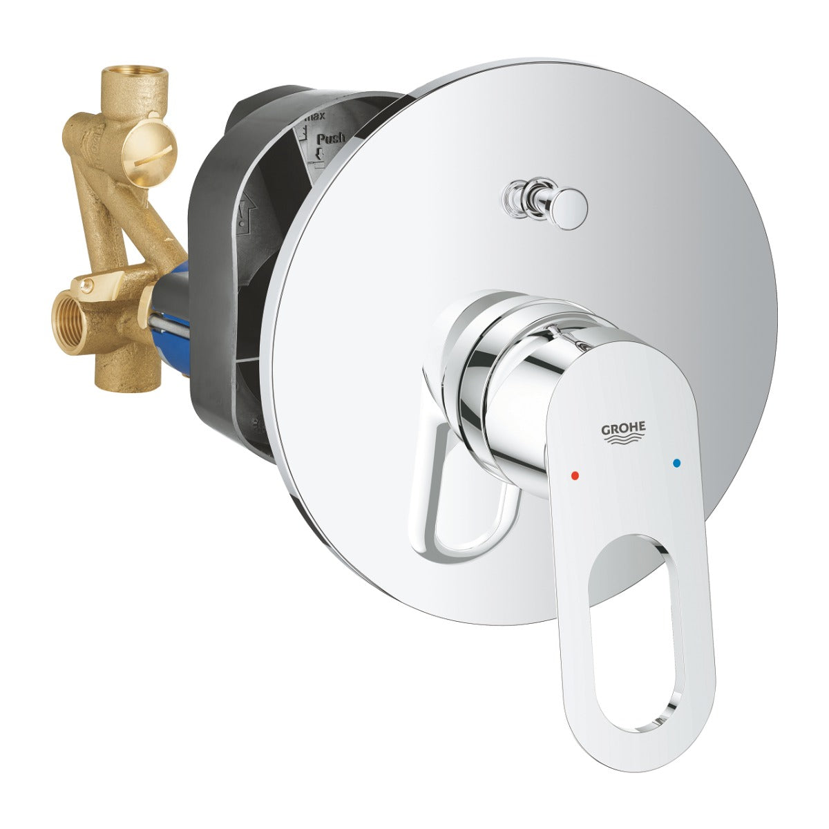 Sistem dus montaj incastrat Grohe Bauloop Perfect Shower,corp incastrat inclus
