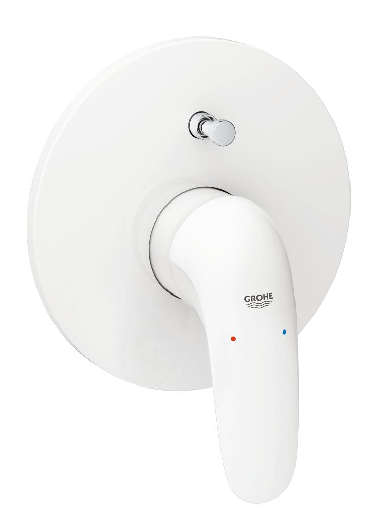 Baterie cadă monocomandă Grohe Eurostyle culoare alb