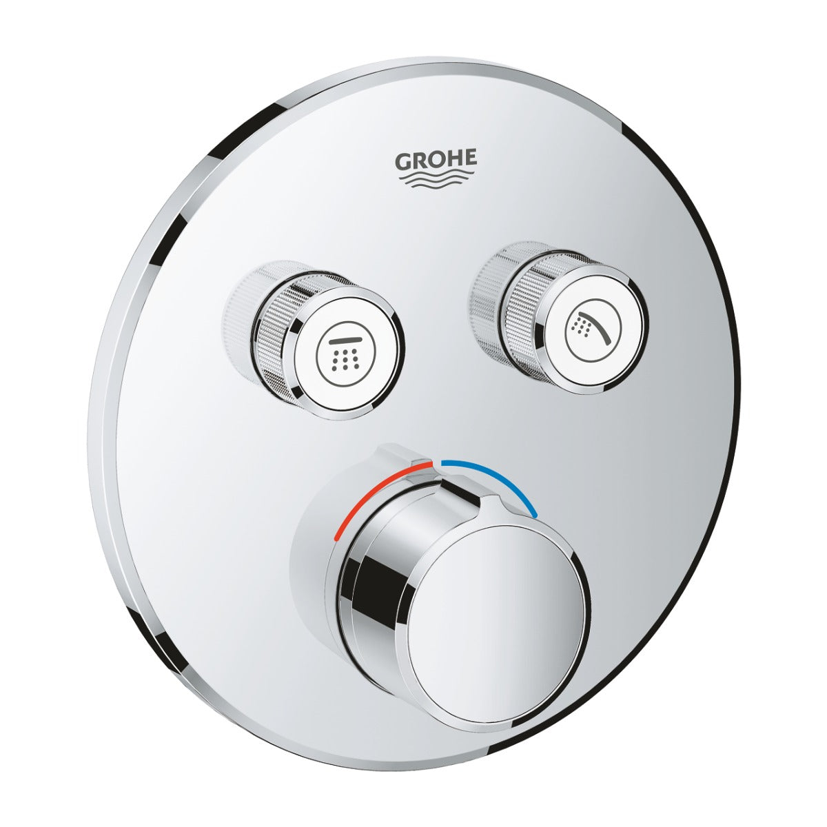 Baterie dus doua iesiri Grohe SmartControl, fara termostat, fara corp incastrat-29145000