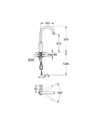 Robinet Grohe Red Mono-30035000