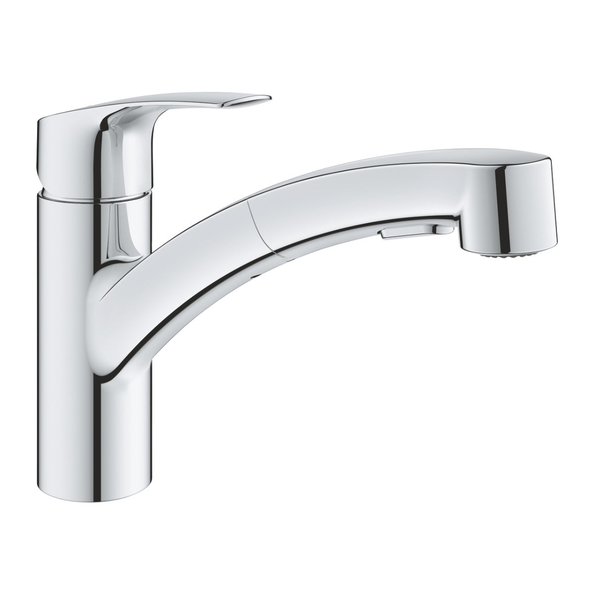 Baterie bucatarie Grohe Eurosmart New cu dus,crom, furtune flexibile-30305001