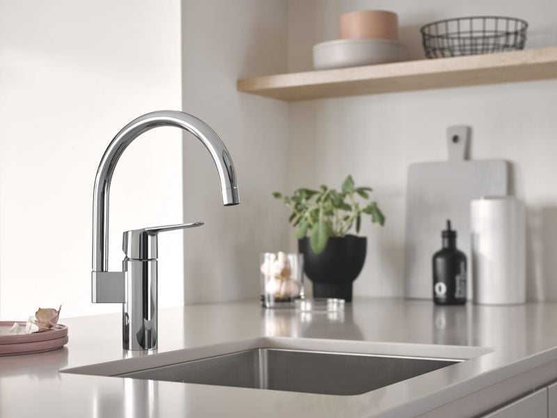 Baterie bucatarie Grohe Start, pipa pivotanta inalta, tip C crom-30469000
