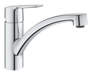 Baterie bucatarie Grohe Start, pipa medie, pivotanta, crom, furtunuri flexibile,model 2022-30530002
