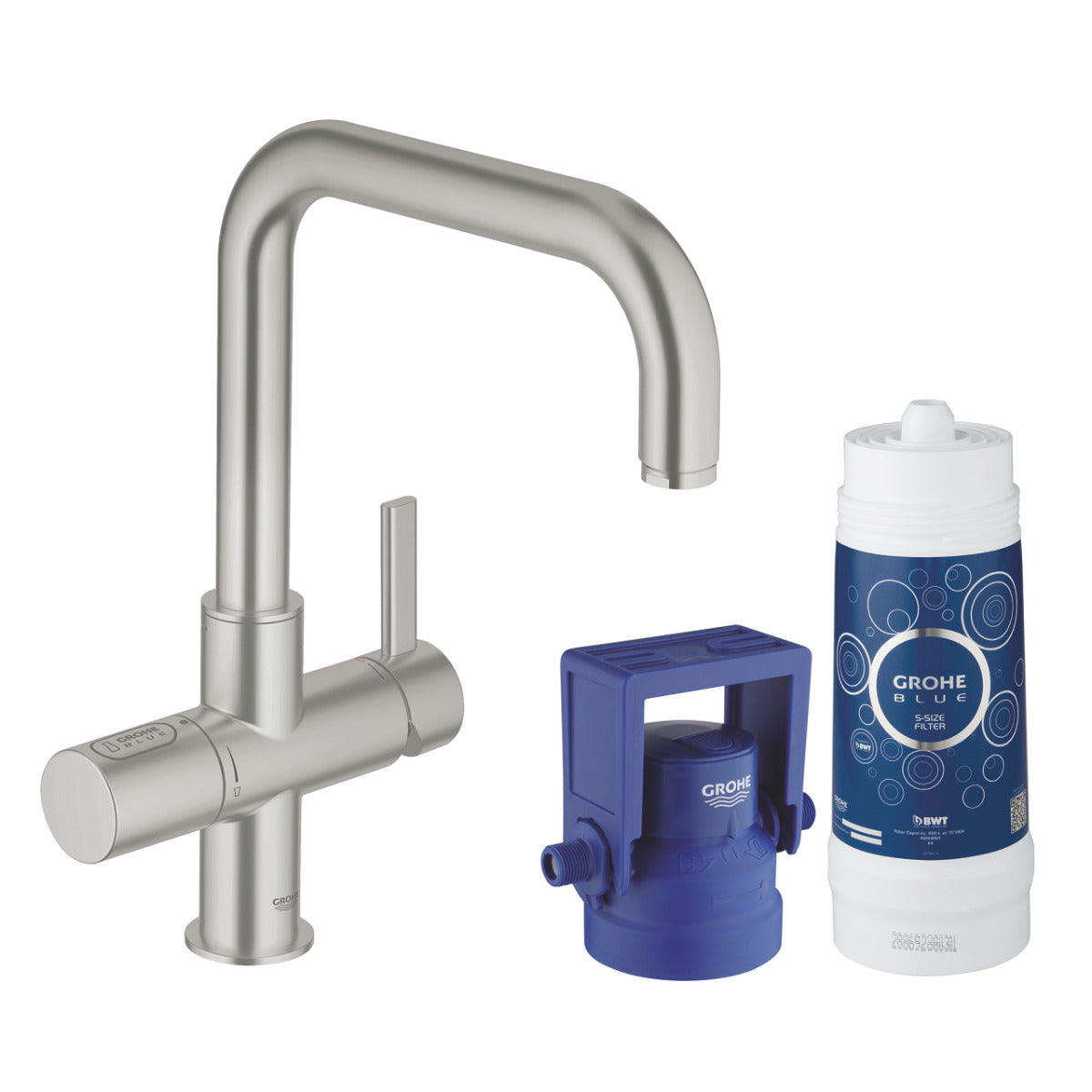Baterie bucatarie cu filtru apa Grohe Blue, finisaj mat-31299DC1