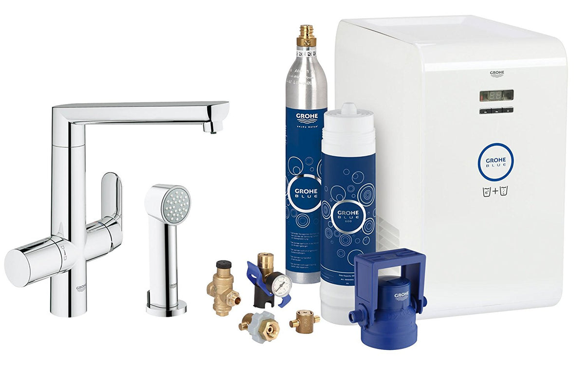 Baterie bucatarie cu filtru de apa Grohe Blue k7 cu dus cod-31355001