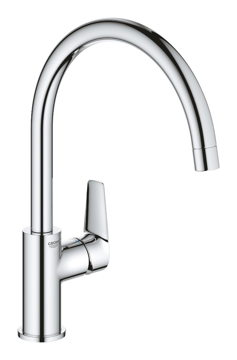 Baterie de bucatarie Grohe Start Edge, pivotanta, monocomanda, crom - 31369001