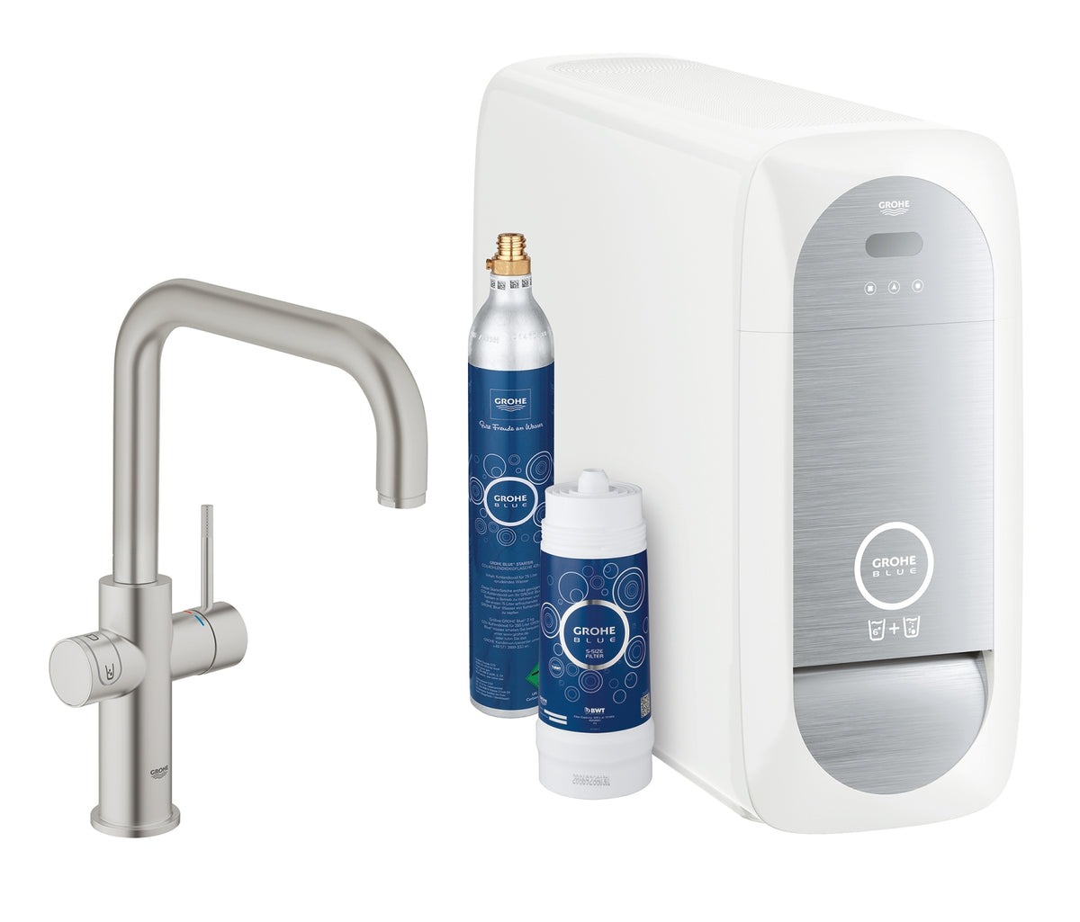 Grohe Blue Home Starter kit pipă tip U supersteel-31456DC1