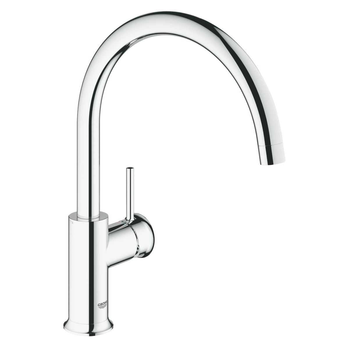 Baterie bucatarie Grohe Start Classic,furtune flexibile, pipa pivotanta,crom-31553000