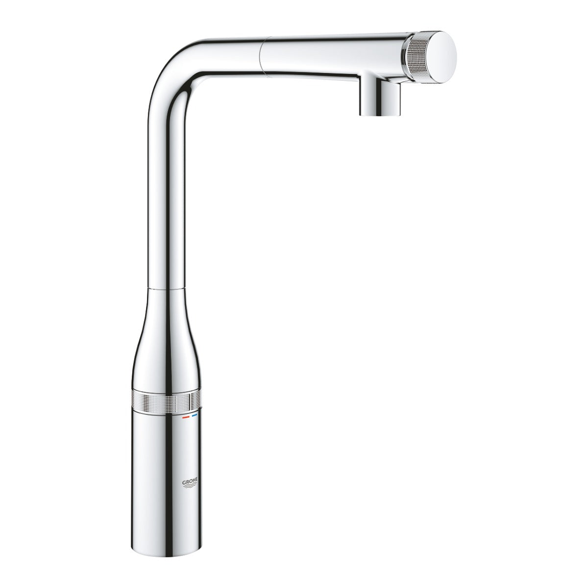 Baterie bucatarie Grohe Essence Smart Control,suprafata cromata, furtune flexibile-31615000
