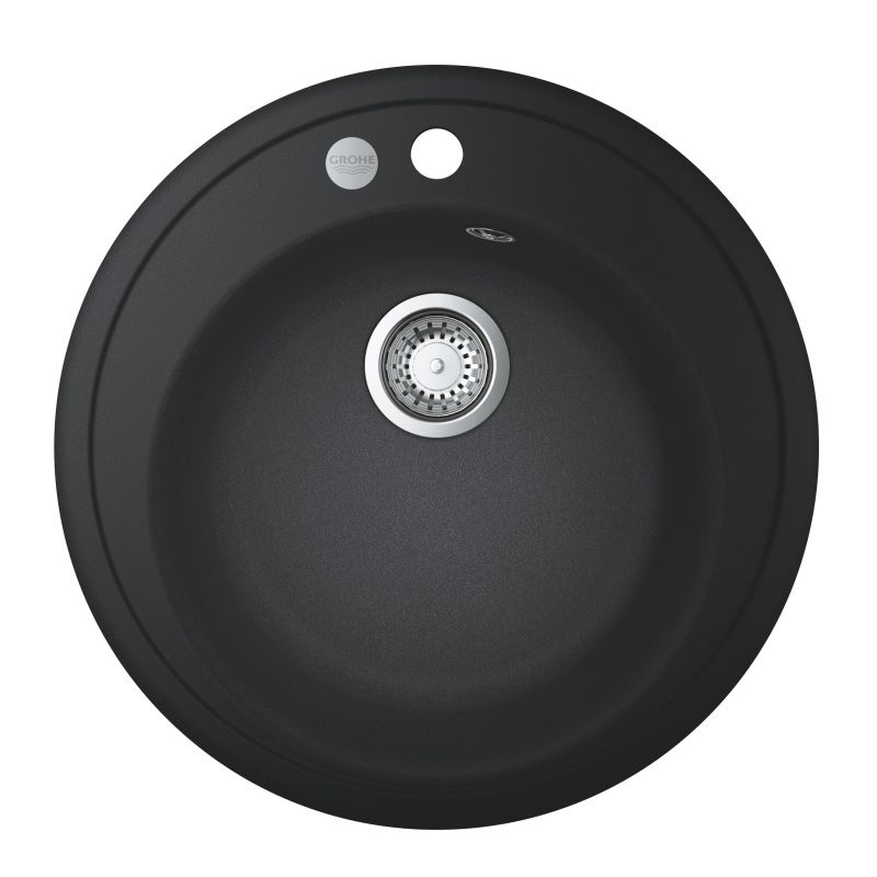 Chiuveta Quartz composite Grohe K200, 380 x 200 mm, montare pe blat, evacuare manuala, 31656AP0