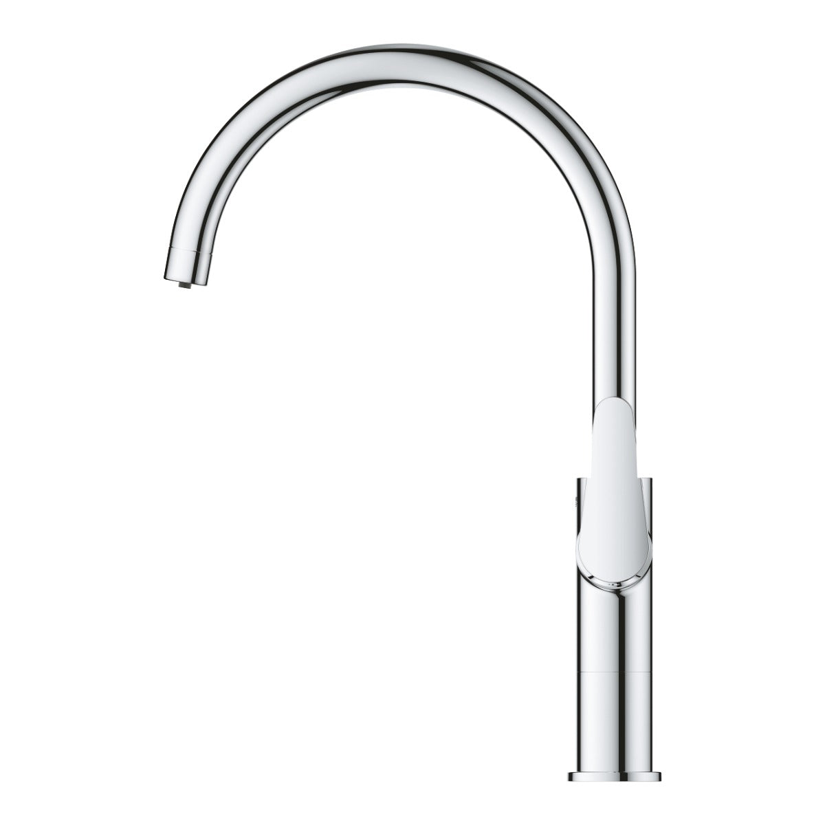 Baterie de bucatarie Grohe BauCurve Blue Pure,  monocomanda, pipa inalta, fara filtru, crom - 31723000