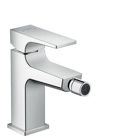 Baterie bideu Hansgrohe Metropol cu ventil Click-Clack, crom - 32520000