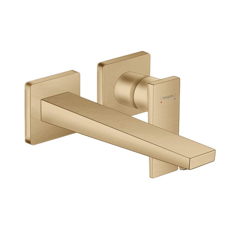 Baterie lavoar Hansgrohe Metropol, 1/2'', marimea L, necesita valva incastrata, fara ventil, brushed bronze - 32526140
