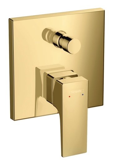 Baterie cada Hansgrohe Metropol montaj incastrat, polished gold optic - 32545990
