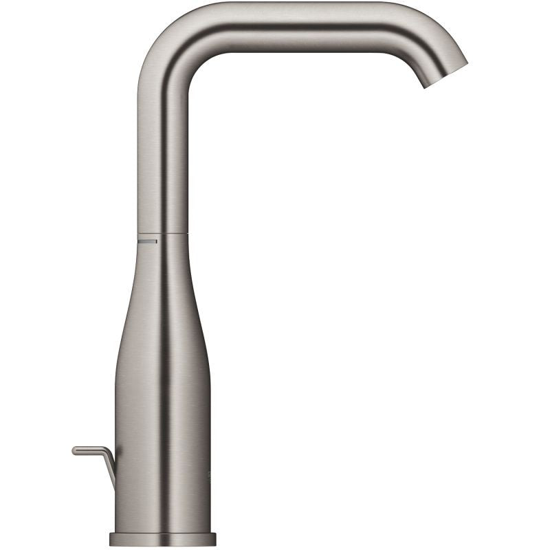 Baterie lavoar Grohe Essence, monocomanda,1/2″  marimea L, set evacuare cu tija, brushed hard graphite - 32628AL1