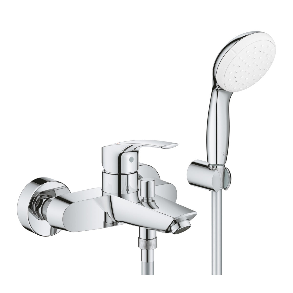Baterie cada cu dus Grohe Eurosmart 2022,set dus inclus,crom-33302003 