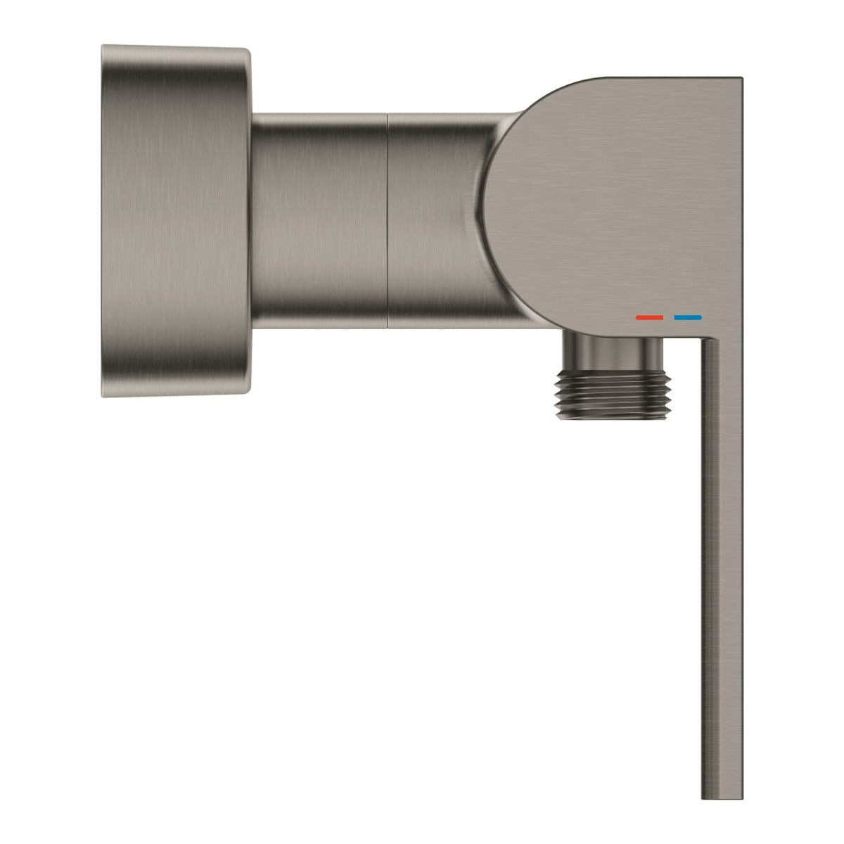 Baterie de dus Grohe Plus, 1/2'', cartus ceramic, protectie reflux, brushed hard graphite - 33577AL3