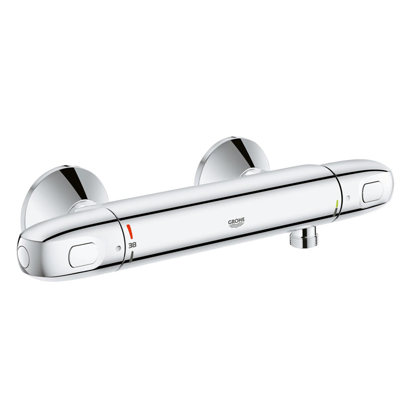 Pachet: Baterie de dus cu termostat Grohtherm 1000 New -34143003, Baterie lavoar Grohe Bau Edge-23328000