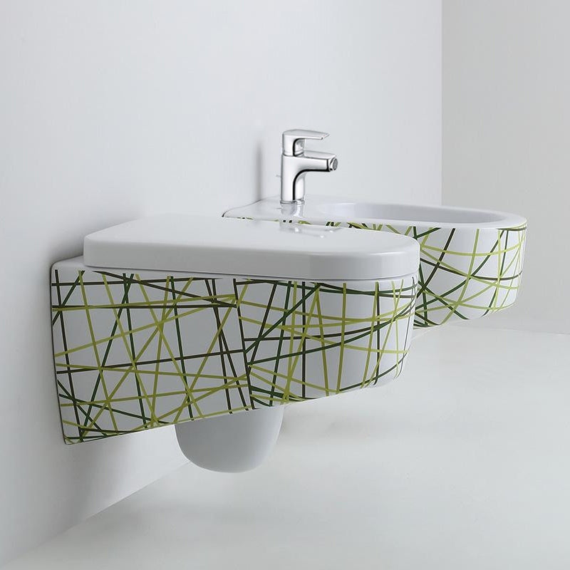 Baterie bideu Kludi Pure & Solid monocomanda, ECO, cu ventil metalic, crom - 342160575