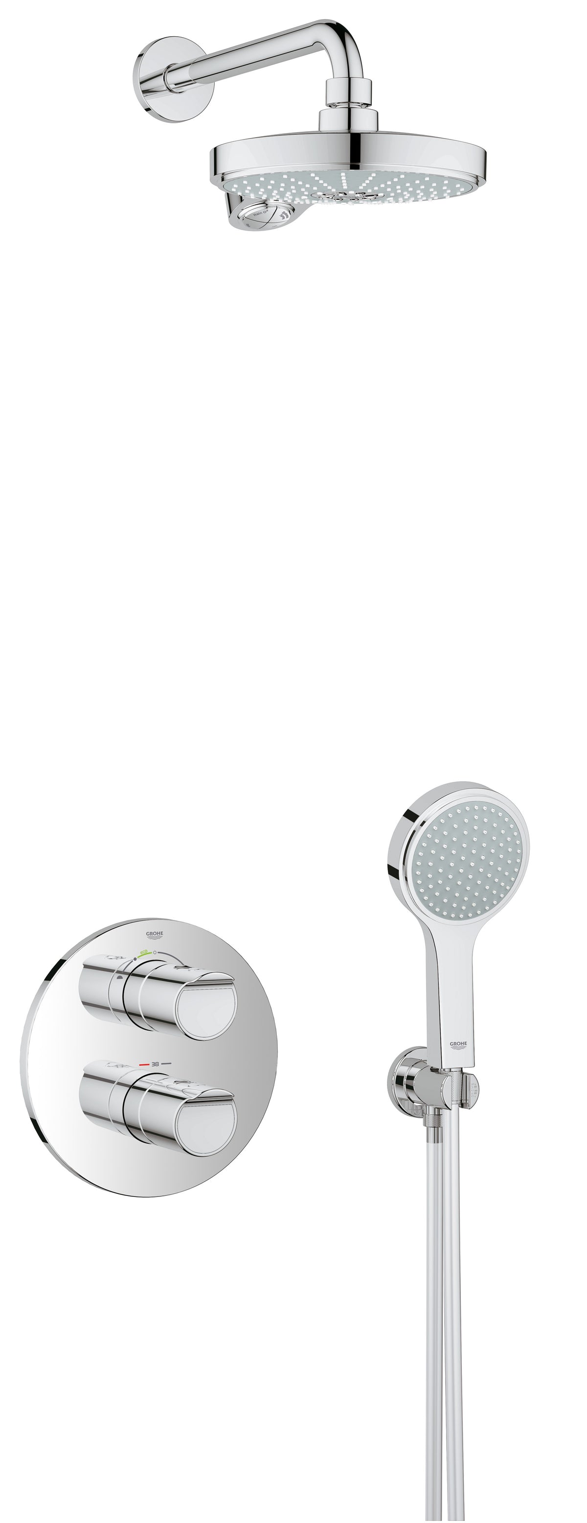 Sistem dus cu termostat Grohe Grohtherm 2000 New cod-34283001