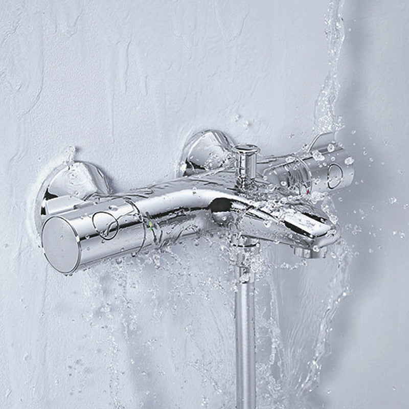 Pachet: Baterie dus Grohe Grohtherm 800 si Set dus cu bara Tempesta Mono-34565001, Baterie lavoar montare pe blat Grohe Bauloop XL size-23764000
