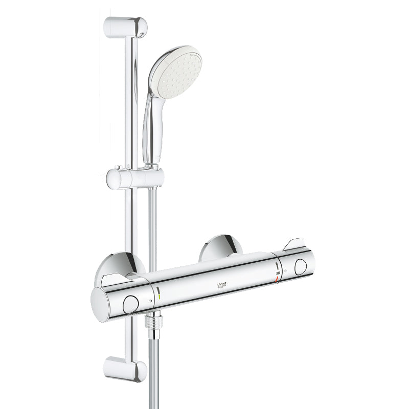 Pachet: Baterie dus Grohe Grohtherm 800 si Set dus cu bara Tempesta Mono-34565001, Baterie lavoar Grohe Conncetto L size-23739001