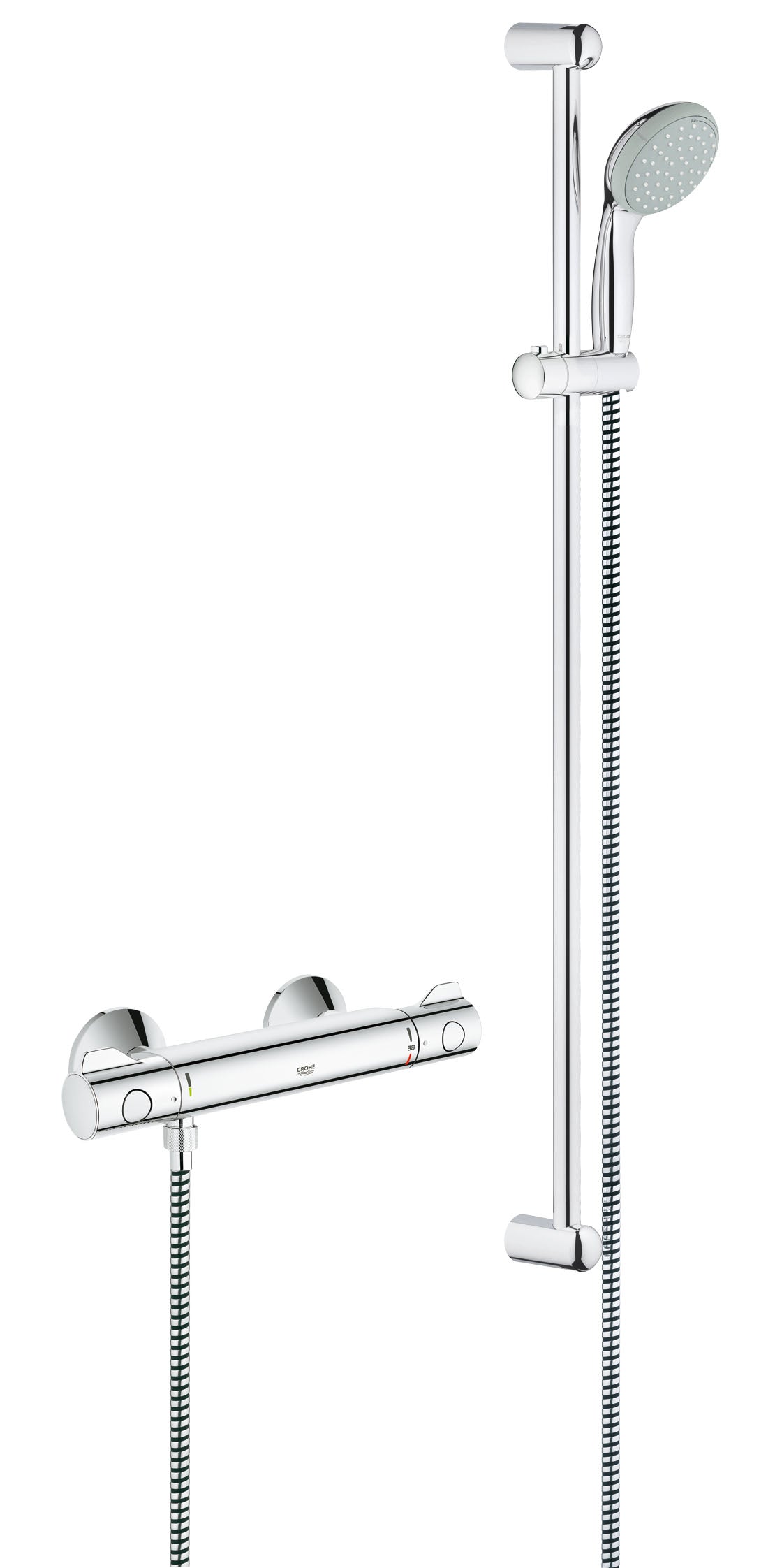 Baterie de duș cu termostat 1/2" cu set de duș Grohtherm 800 -34566000