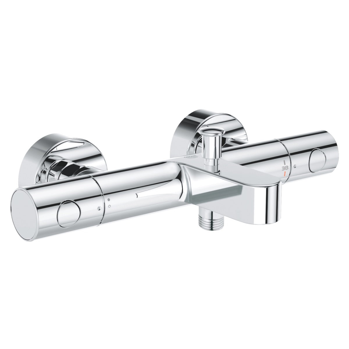 Baterie cabina cada/dus Grohe Grohtherm 800 Cosmo ,termostat,crom,montare perete-34766000