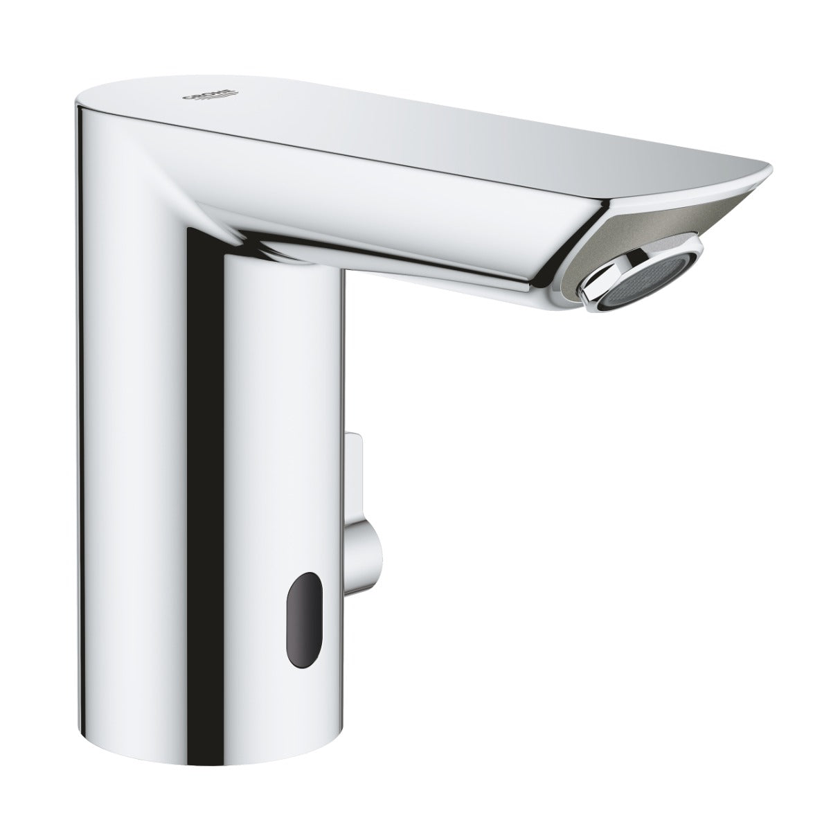 Baterie lavoar senzor Grohe Bau Cosmo E, cu mixare, crom, furtune flexibile,alimentare priza-36453000