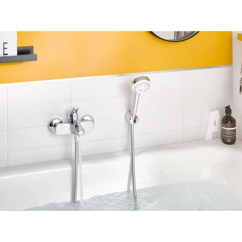 Baterie cada-dus Kludi, Pure & Easy, fara set dus , crom - 376810565