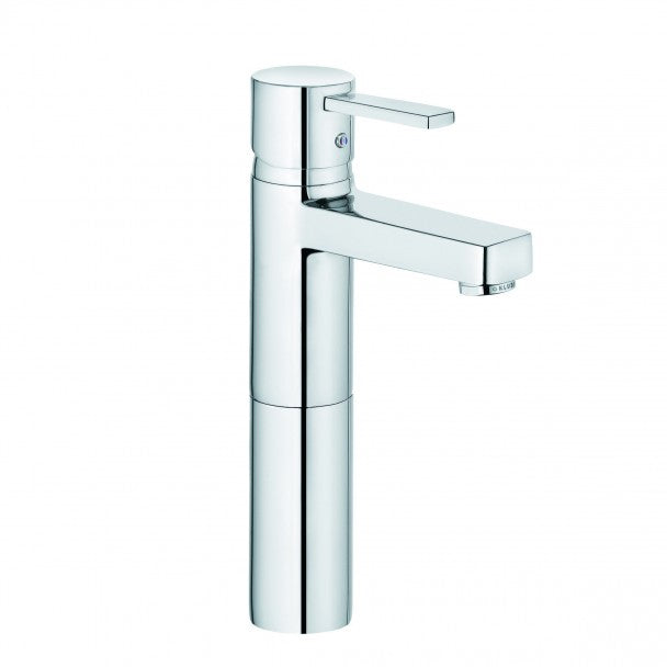 Baterie lavoar Kludi, inalta, montare blat, crom, furtune flexibile-382560575