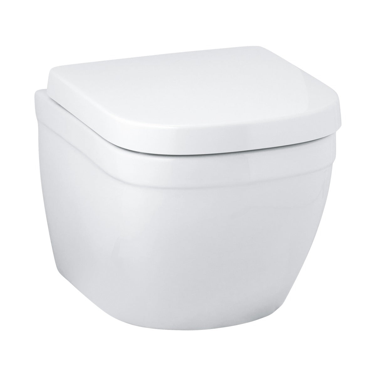 Vas WC Grohe Euro Ceramic , suspendat, evacuare orizontala, rimless, alb -39206000