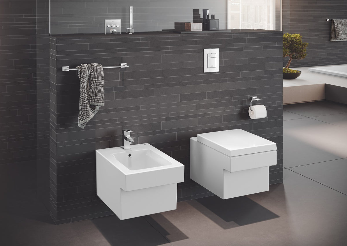 Bideu suspendat Grohe Cube Ceramic, alb - 3948600H