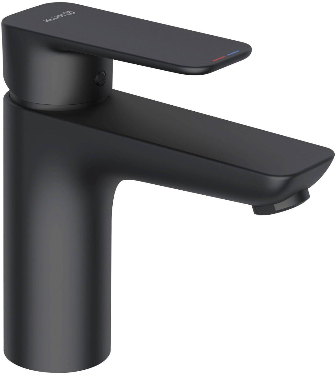 Baterie lavoar Kludi Pure&Style 100, fara ventil, negru mat - 402923975