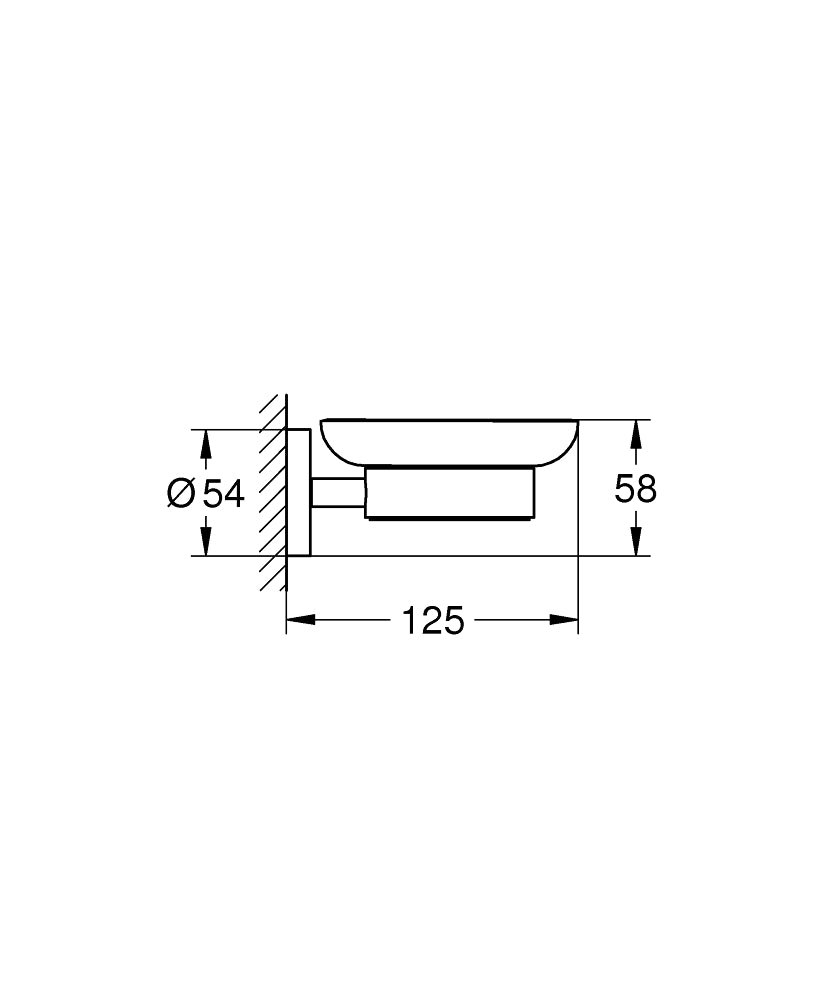 Savoniera baie cu suport inclus, Grohe Essentials-40444001