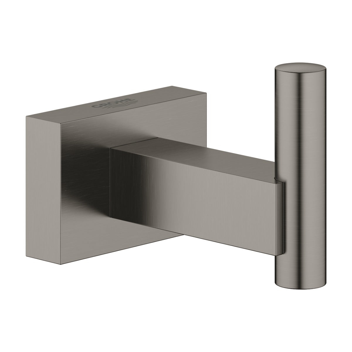 Agatatoare prosop Grohe Essentials Cube, brushed hard graphite - 40511AL1