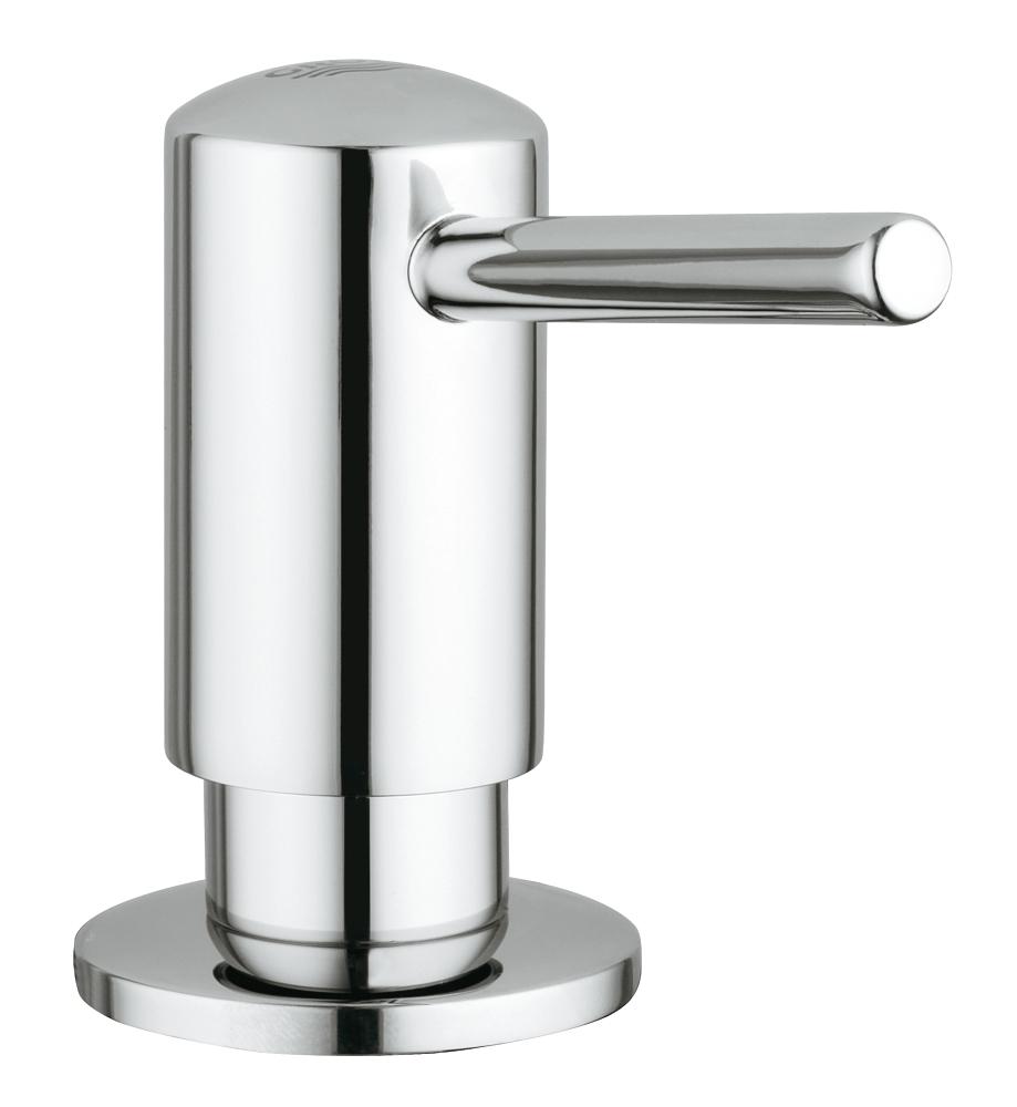 Baterie bucatarie Grohe Bauedge(31367001) si dispenser sapun lichid (40536000)