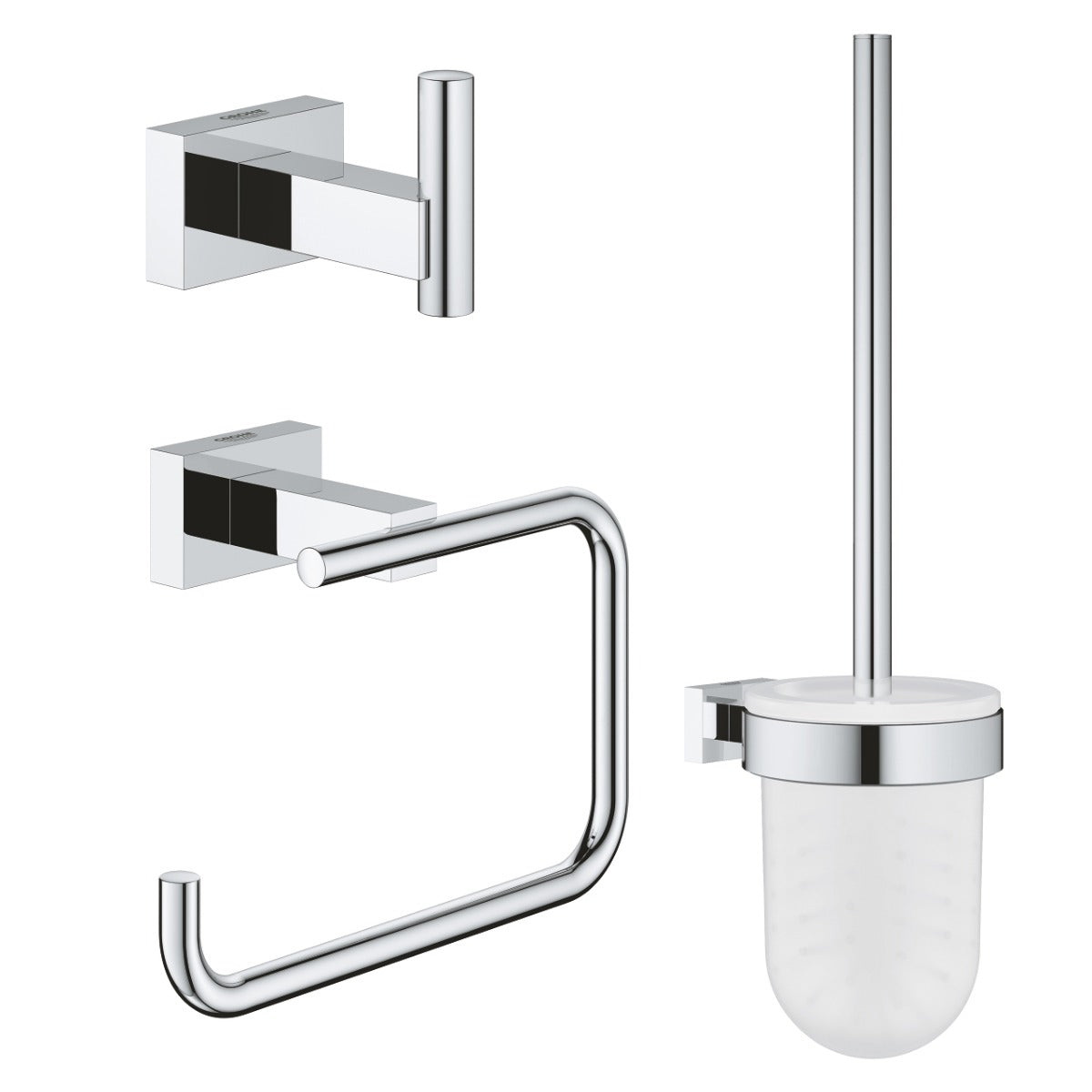 Set accesorii baie 3 in 1 Grohe Essentials Cube-40757001