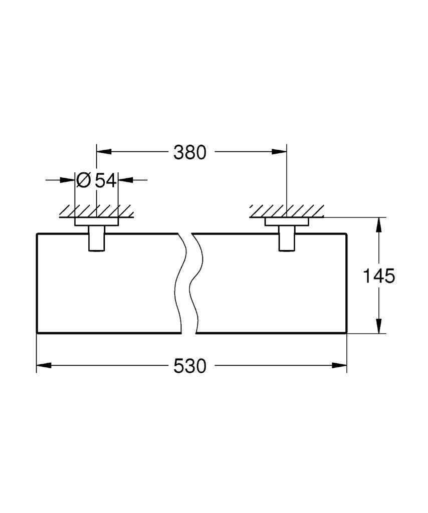 Raft sticla pentru baie Grohe Essentials-40799001