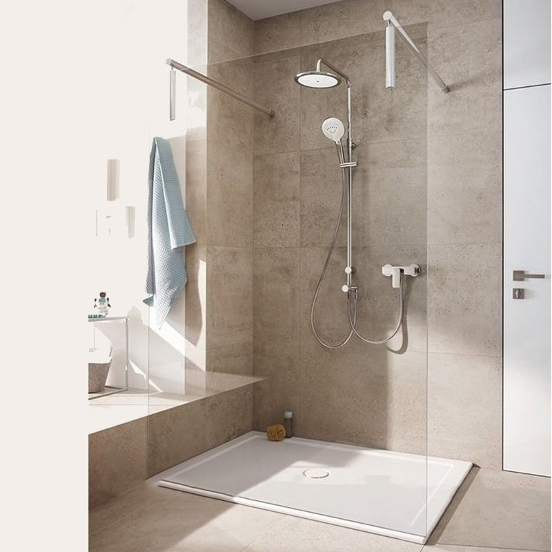 Baterie dus Kludi Pure & Style, monocomanda, fara set dus, crom - 408410575