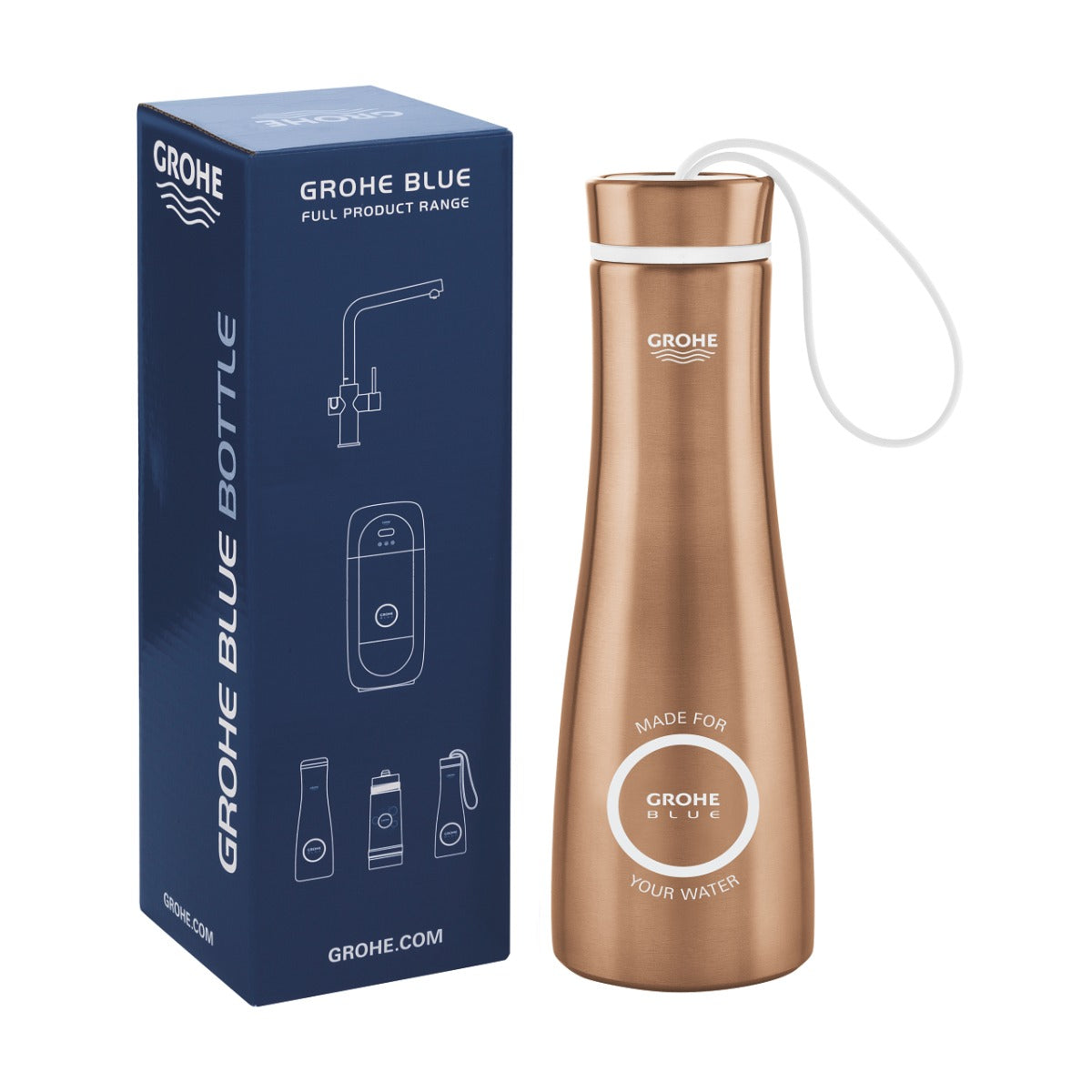 Termos Grohe Blue, 450 ml, otel inoxidabil, brushed warm sunset - 40848DL0