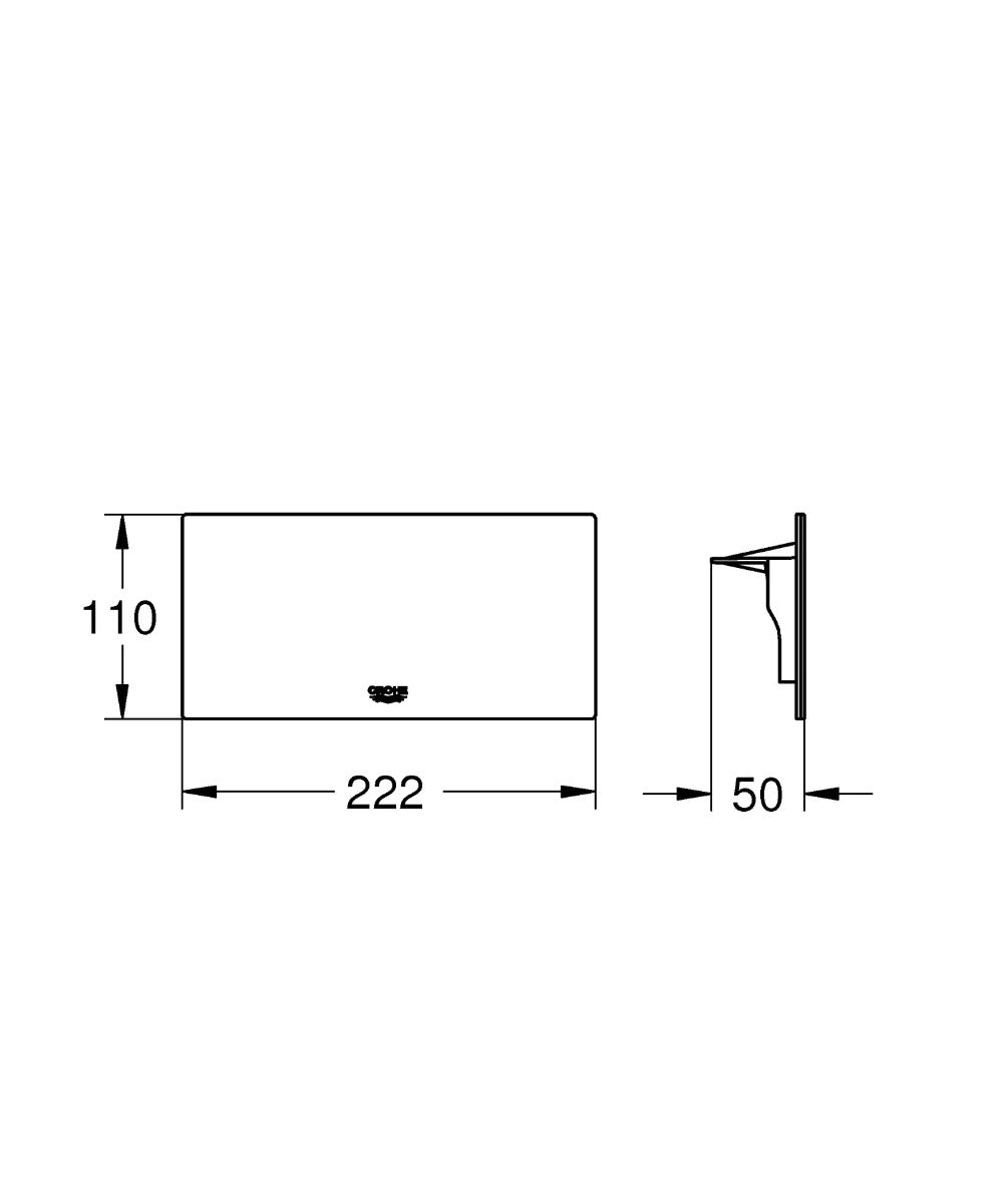 Accesoriu tavita GROHE Plus EasyReach, alba -  40954000