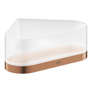 Raft de colt Grohe Selection, cu suport, brushed warm sunset - 41038DL0