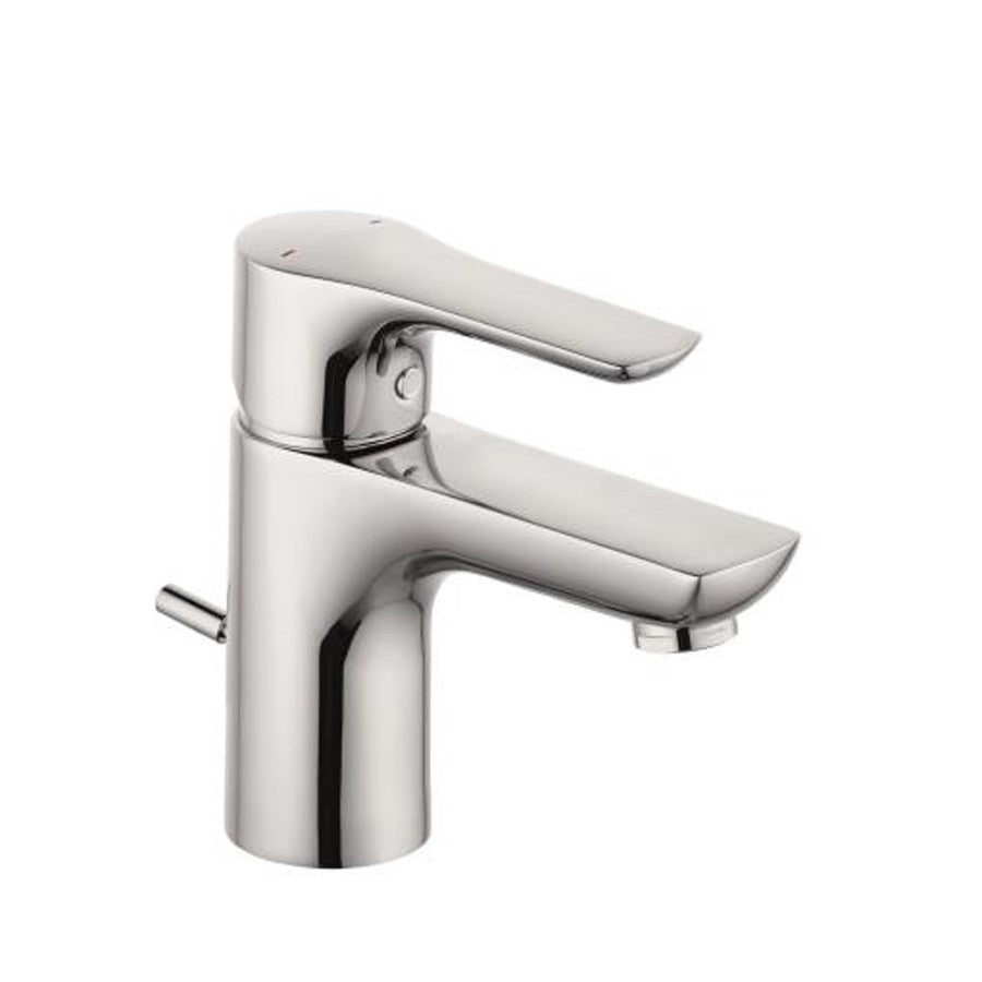 Baterie baie lavoar, Kludi Life, ventil, montaj stativ, monocomanda, crom - 433850575